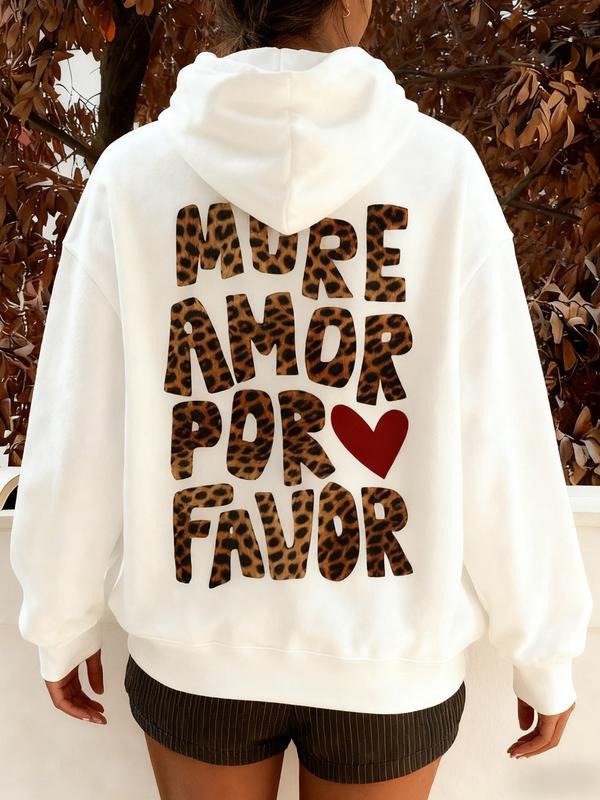 Autumn Winter Essential Leopard Print Casual Loose - Adult & Kids T-Shirts, Sweatshirts & Hoodies apparel design preview 1