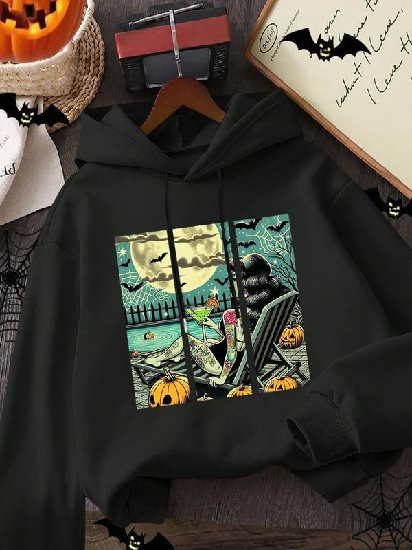 Autumn Winter Casual Loose Fit Round Neck Halloween - Adult & Kids T-Shirts, Sweatshirts & Hoodies apparel design preview 1