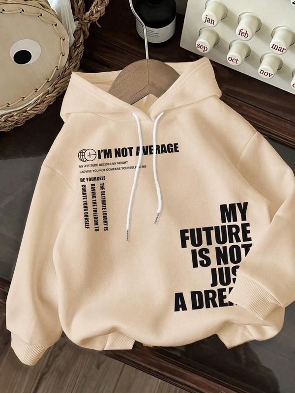 Autumn Winter New Casual Versatile Letter Print Loose - Adult & Kids T-Shirts, Sweatshirts & Hoodies apparel design preview 1