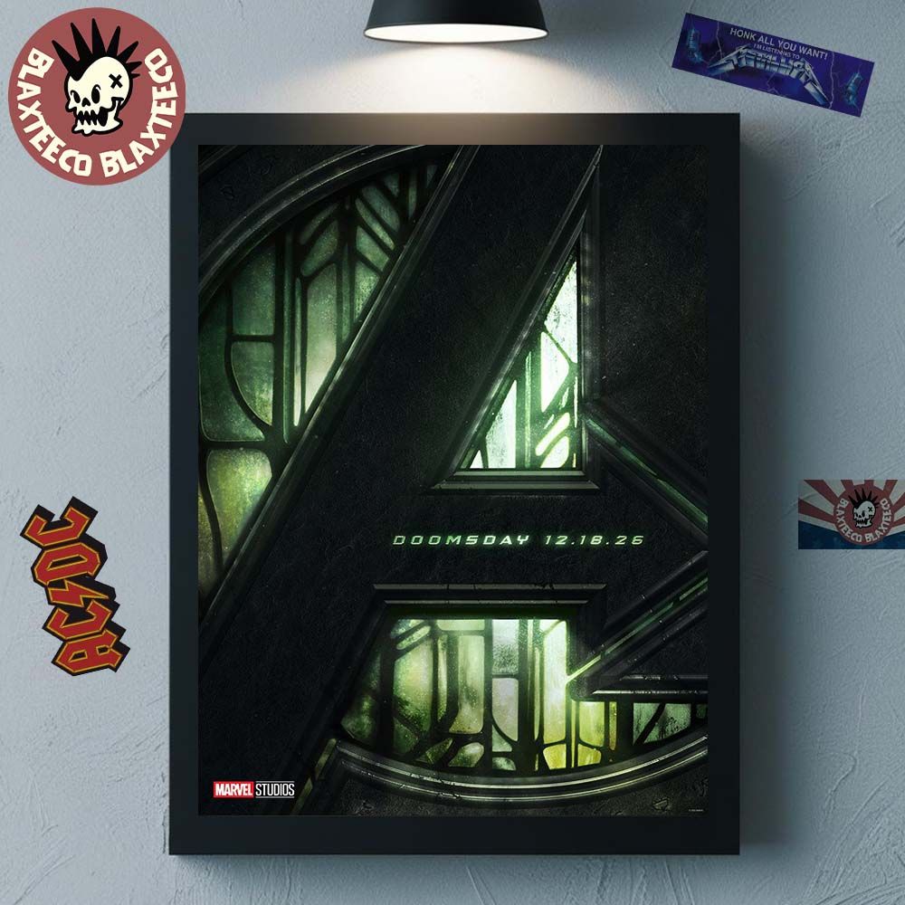 Avengers Doomsday Official Poster In Theaters On - Adult & Kids T-Shirts, Sweatshirts & Hoodies apparel design preview 1