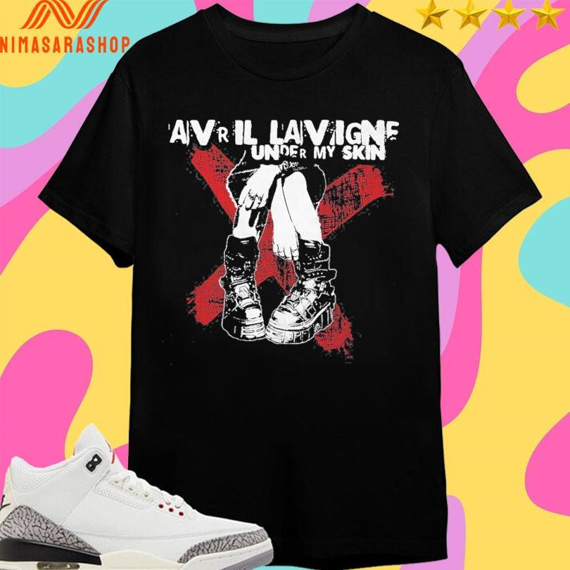 Avril Lavigne Under My Skin Boots - Adult & Kids T-Shirts, Sweatshirts & Hoodies apparel design preview 1