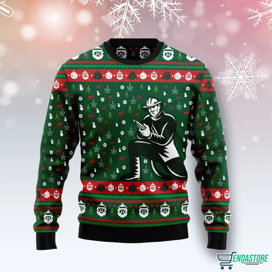 Awesome Firefighter 3D Ugly Christmas Sweater - Holiday Gift product image