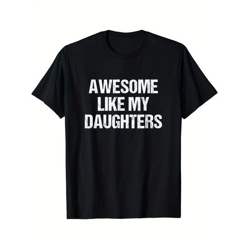 Awesome Like My Daughters Mom Dad Made USA - Adult & Kids T-Shirts, Sweatshirts & Hoodies apparel design preview 1