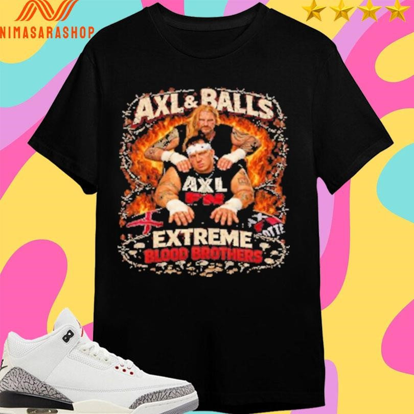 Axl And Balls Extreme Blood Brothers - Adult & Kids T-Shirts, Sweatshirts & Hoodies apparel design preview 1