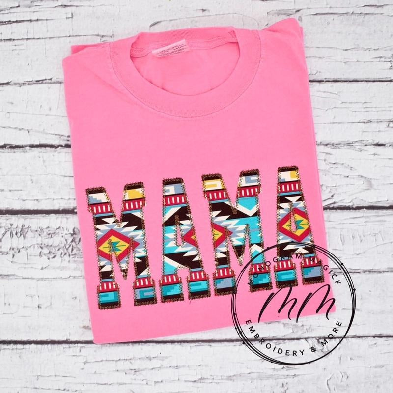 Aztec Mama Comfort Color Western Casual Comfortable - Adult & Kids T-Shirts, Sweatshirts & Hoodies apparel design preview 1