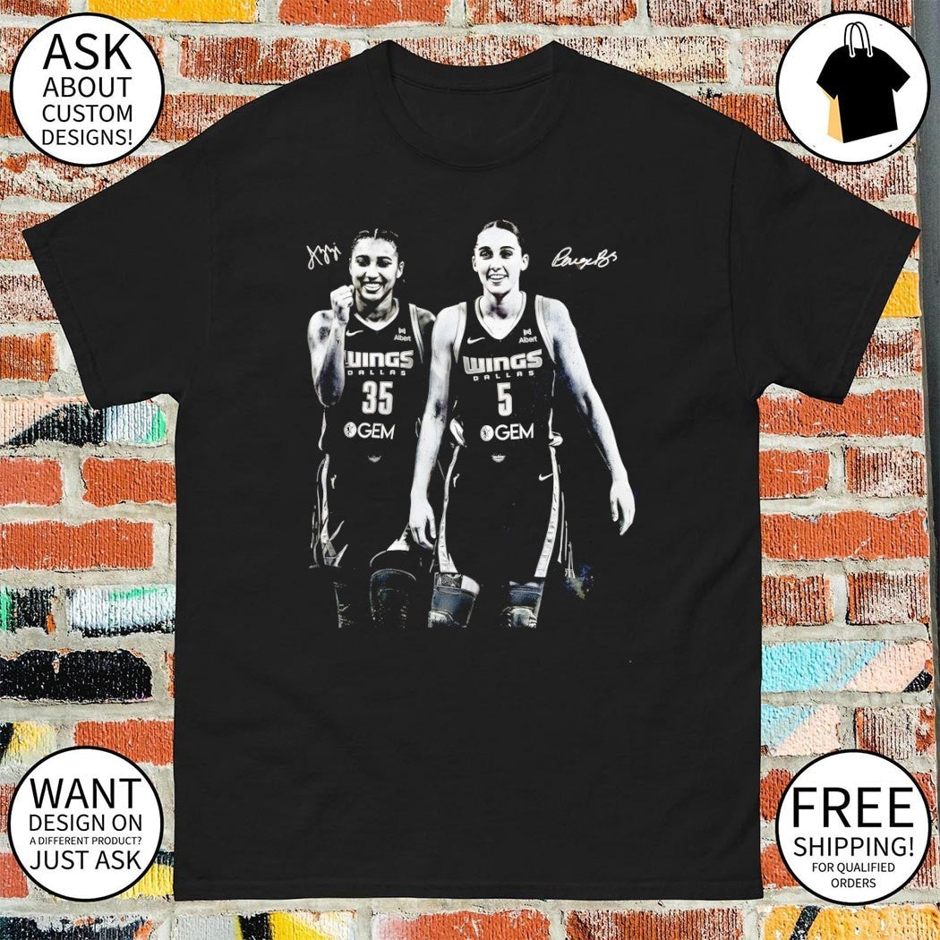 Azzi Fudd Paige Bueckers Dallas Wings basketball - Adult & Kids T-Shirts, Sweatshirts & Hoodies apparel design preview 1