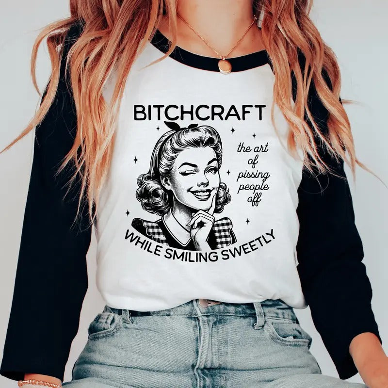 B*Tchcraft Sarcastic Retro Housewife Short Sleeve - Adult & Kids T-Shirts, Sweatshirts & Hoodies apparel design preview 1