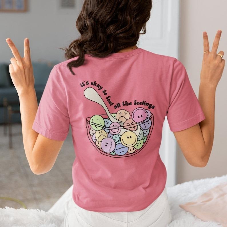 BCBA Feelings Mental Health Inclusion Speech Therapy - Adult & Kids T-Shirts, Sweatshirts & Hoodies apparel design preview 1