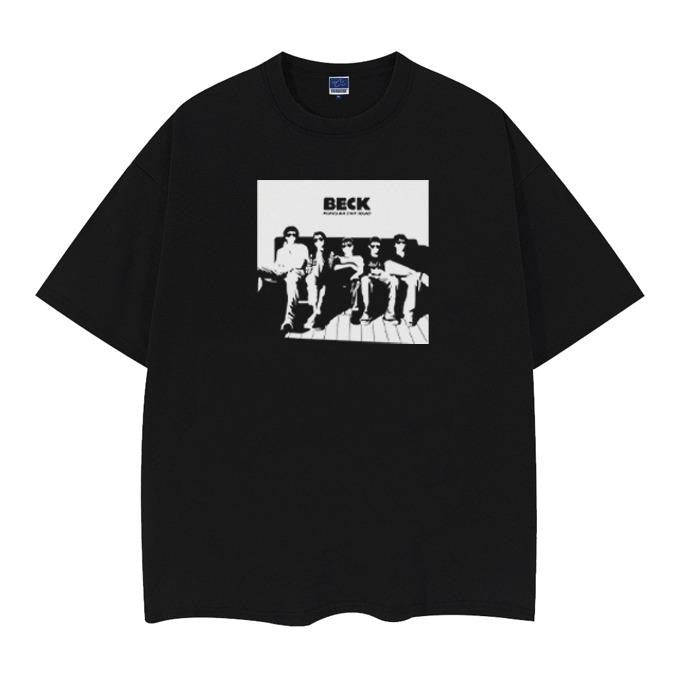 BECK "Group Photo" Vintage Anime 100% Cotton Original - Adult & Kids T-Shirts, Sweatshirts & Hoodies apparel design preview 1
