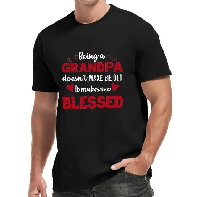 BEING GRANDPA Print Round Neck Short Sleeve Regular - Adult & Kids T-Shirts, Sweatshirts & Hoodies apparel design preview 1