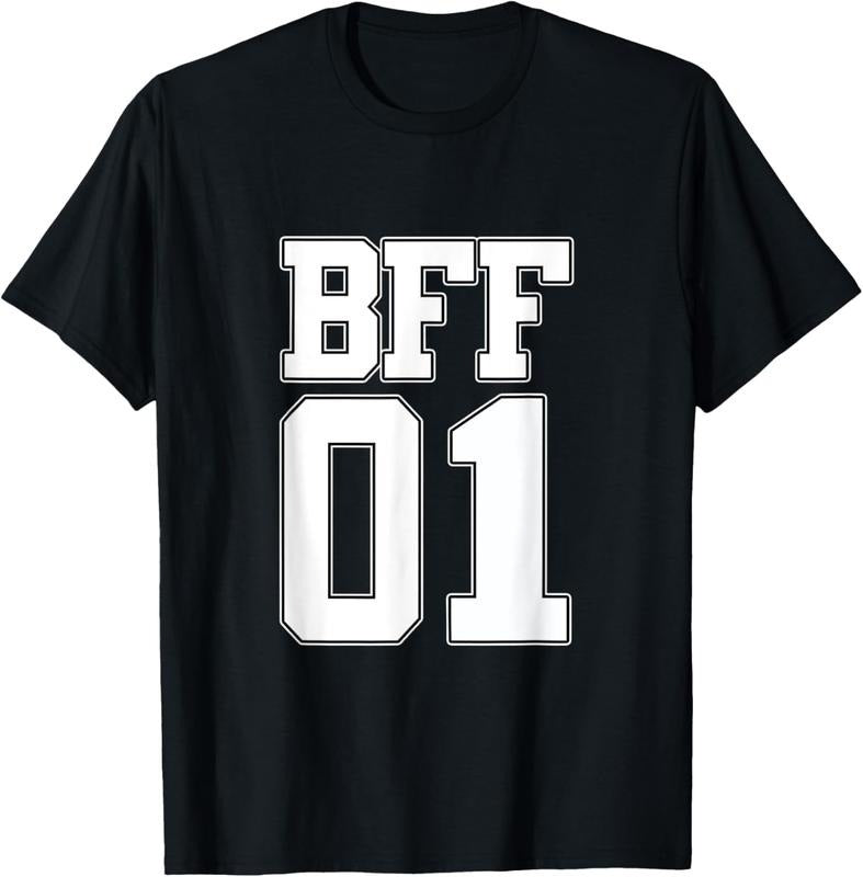 BFF 01 Best Friends Matching Bestie Friendship Day - Adult & Kids T-Shirts, Sweatshirts & Hoodies apparel design preview 1