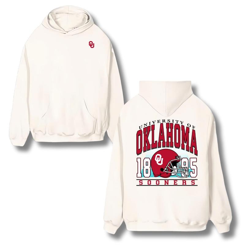 [BIG DEAL]Vintage Oklahoma Sooners Football 2 Side - Adult & Kids T-Shirts, Sweatshirts & Hoodies apparel design preview 1