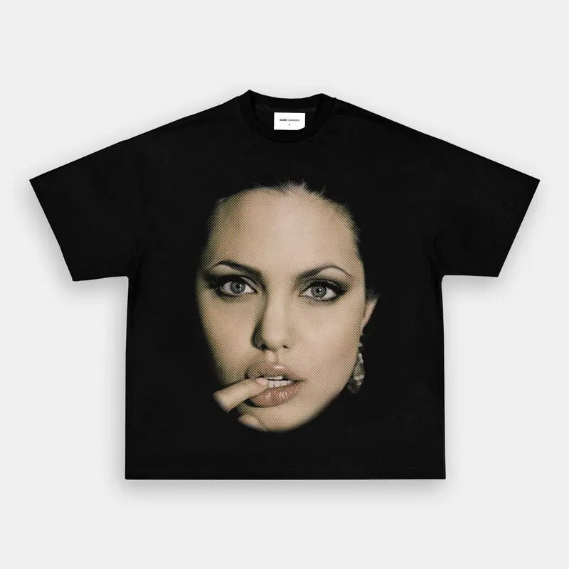BIG FACE ANGELINA Trending Movie Vintage 90s Fans Him - Adult & Kids T-Shirts, Sweatshirts & Hoodies apparel design preview 1