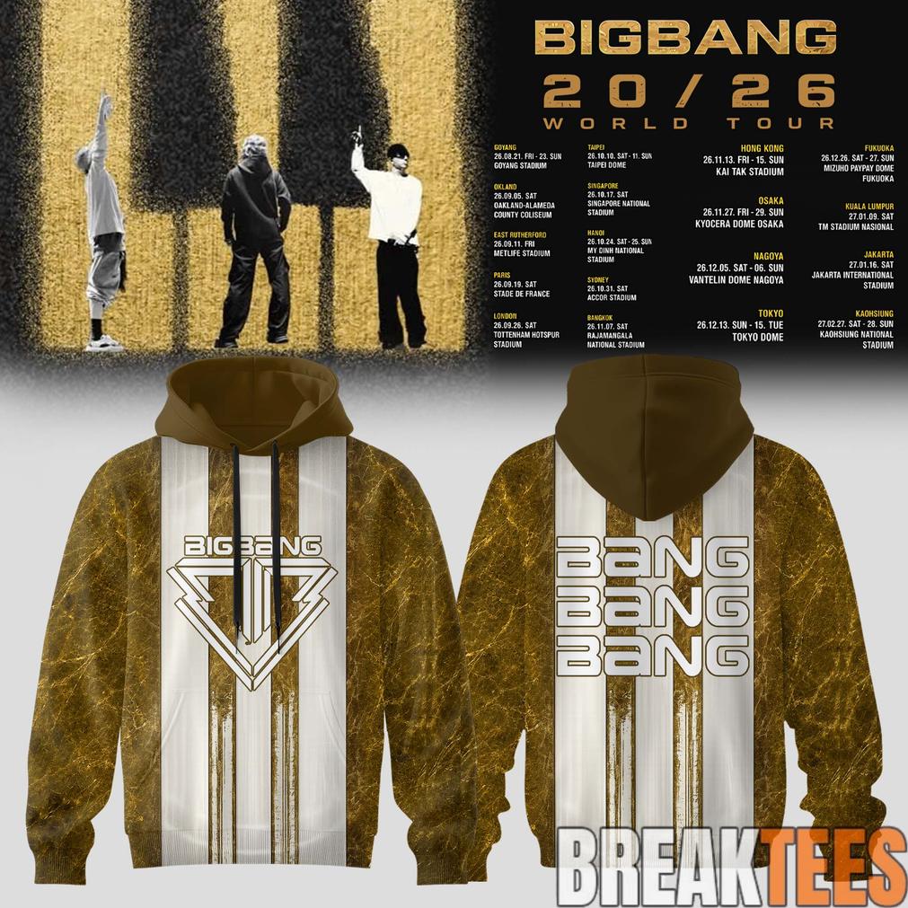 BIGBANG 2026 WORLD TOUR Limited Edition - Adult & Kids T-Shirts, Sweatshirts & Hoodies apparel design preview 1