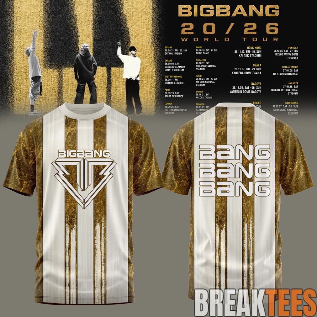 BIGBANG 2026 WORLD TOUR Limited Edition - Adult & Kids T-Shirts, Sweatshirts & Hoodies apparel design preview 1