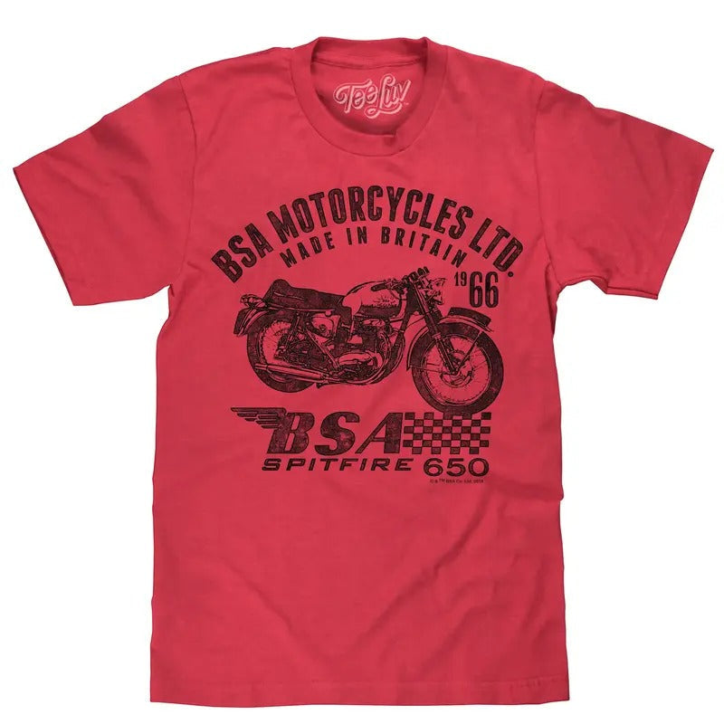 BSA Spitfire Red - Adult & Kids T-Shirts, Sweatshirts & Hoodies apparel design preview 1