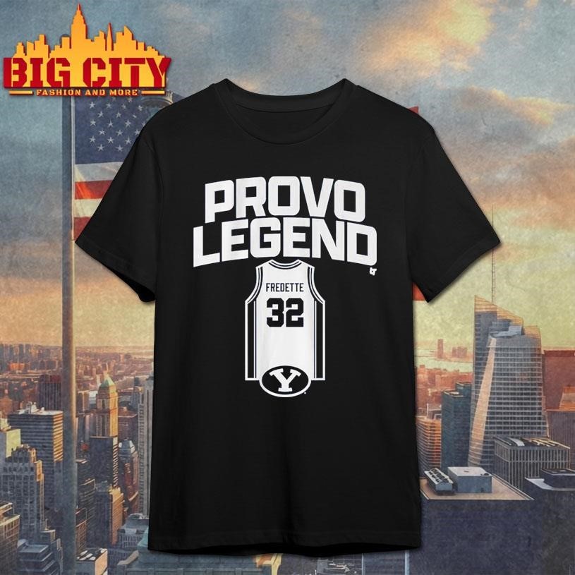 BYU Basketball Jimmer Fredette Provo Legend - Adult & Kids T-Shirts, Sweatshirts & Hoodies apparel design preview 1
