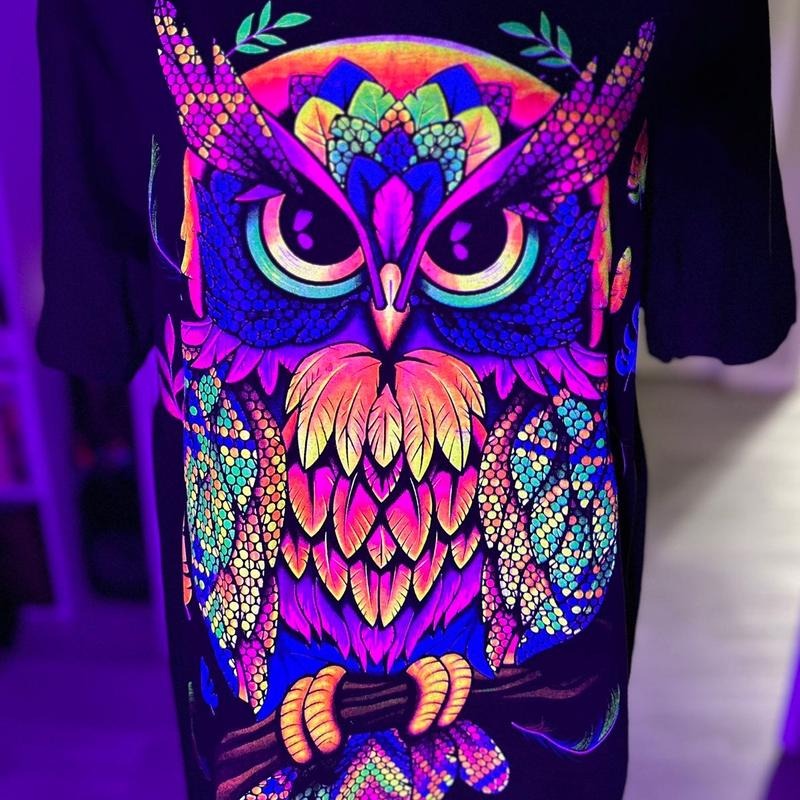 Baby Owl Black Cotton - Adult & Kids T-Shirts, Sweatshirts & Hoodies apparel design preview 1