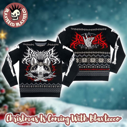 Babymetal Holiday Collection Put Your Kitsune Up Skeleton Fox Ugly Christmas Sweater - Holiday Gift product image