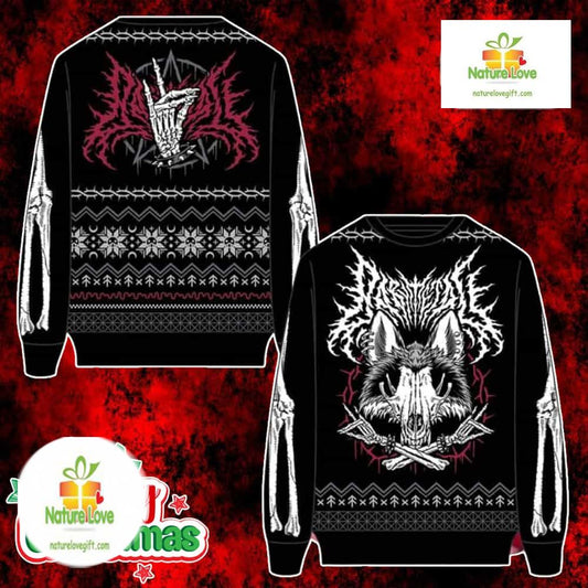Babymetal Holiday Gift For Fans Kitsune Up Ugly Christmas Sweater - Holiday Gift product image