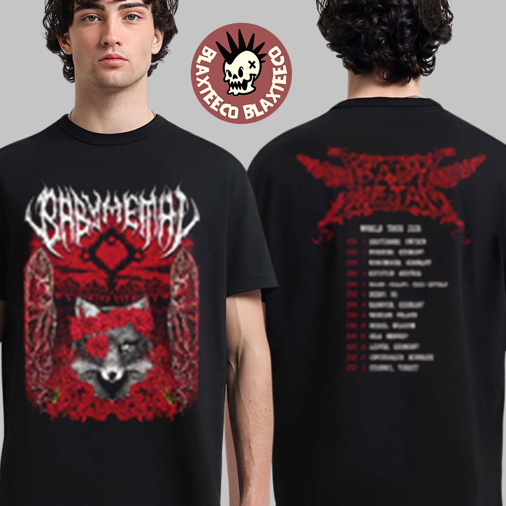 Babymetal World Tour 2026 UK And EU Merch Midsummer - Adult & Kids T-Shirts, Sweatshirts & Hoodies apparel design preview 1