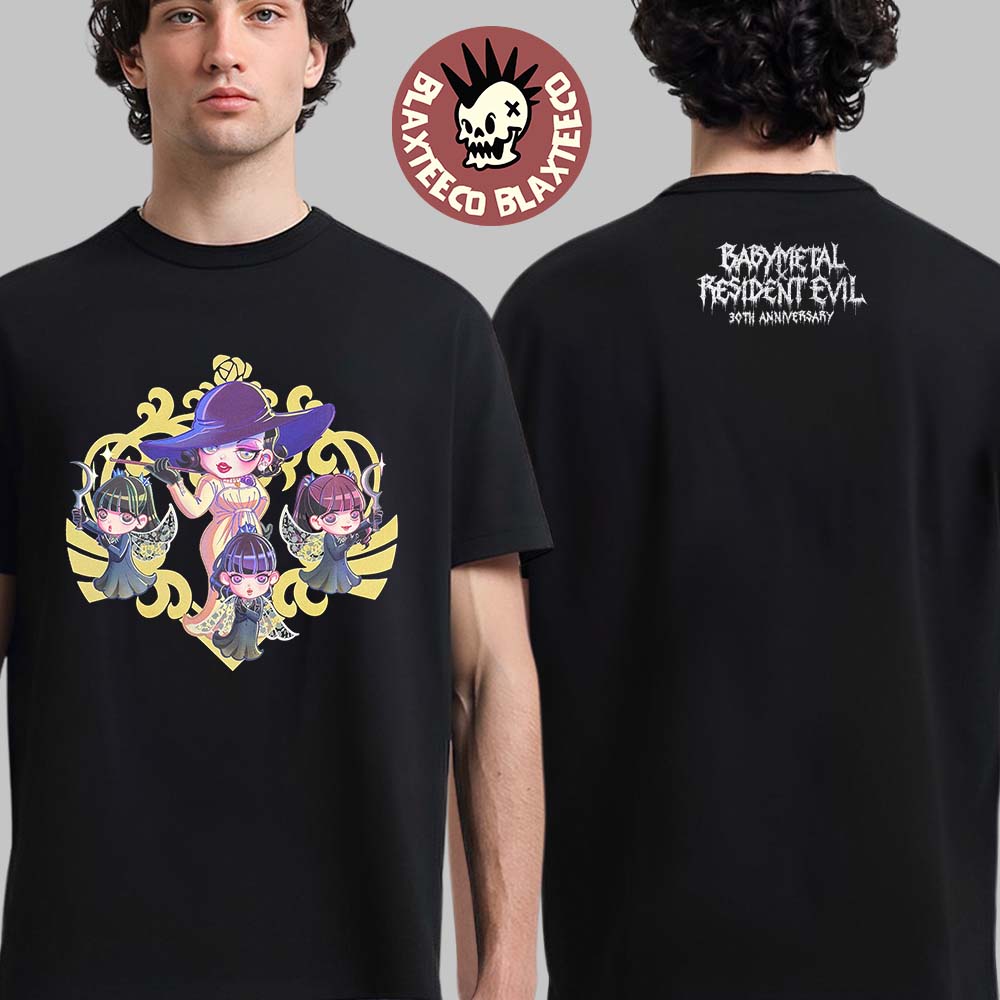 Babymetal x Resident Evil 30th Anniversary Merch The - Adult & Kids T-Shirts, Sweatshirts & Hoodies apparel design preview 1