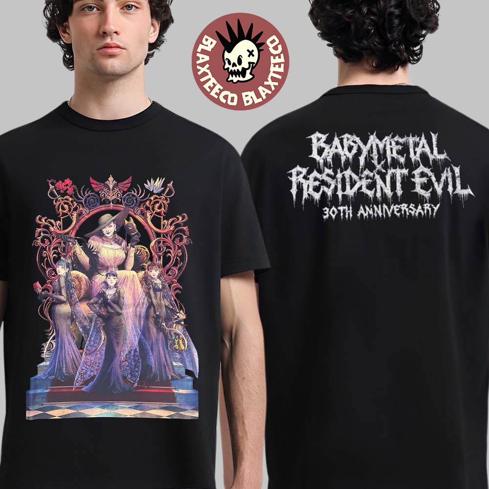 Babymetal x Resident Evil 30th Anniversary Merch The - Adult & Kids T-Shirts, Sweatshirts & Hoodies apparel design preview 1