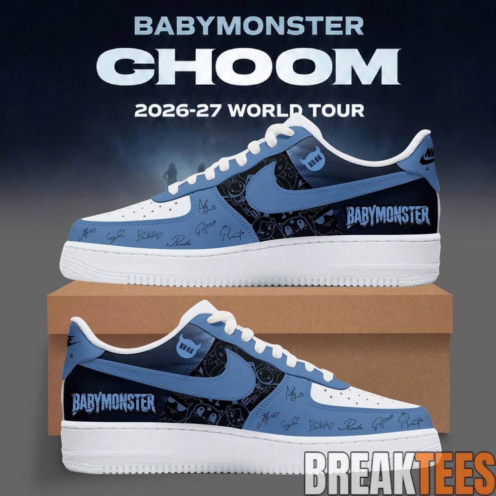 Babymonster CHOOM World Tour 2026 Special Air Force 1 - Adult & Kids T-Shirts, Sweatshirts & Hoodies apparel design preview 1