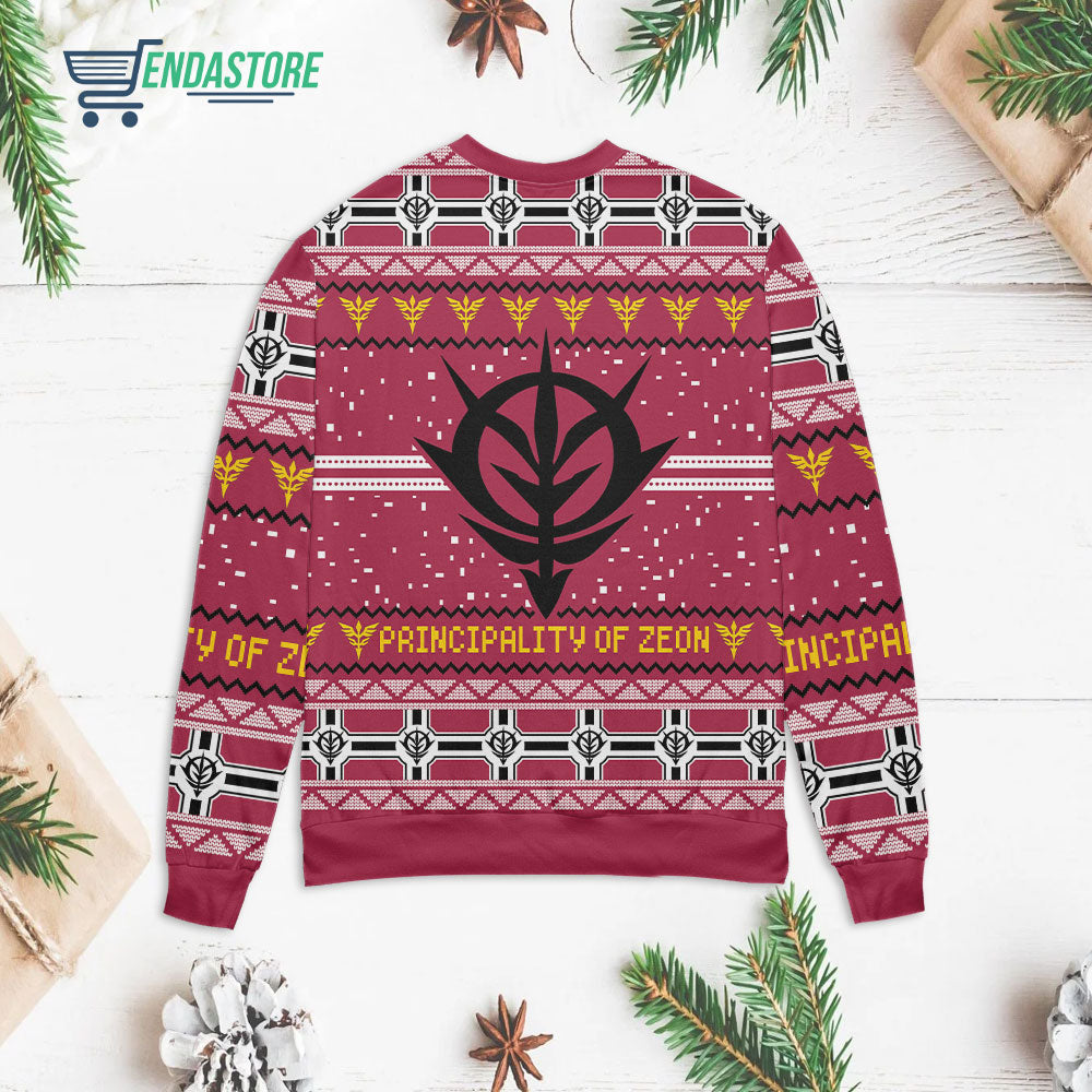 Zeon the Gundam 3D Christmas Sweater - Holiday Gift product image 2