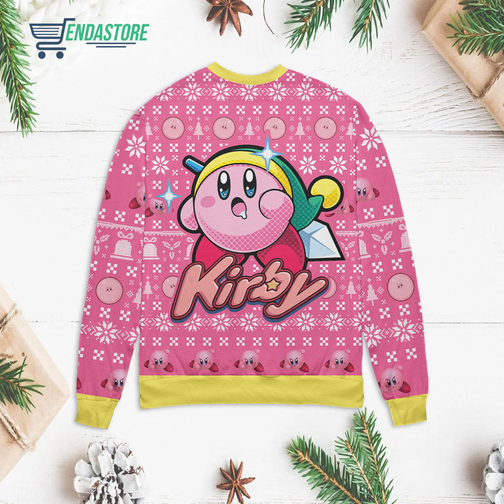 Kirby 3D Ugly Christmas Sweater - Holiday Gift product image 2