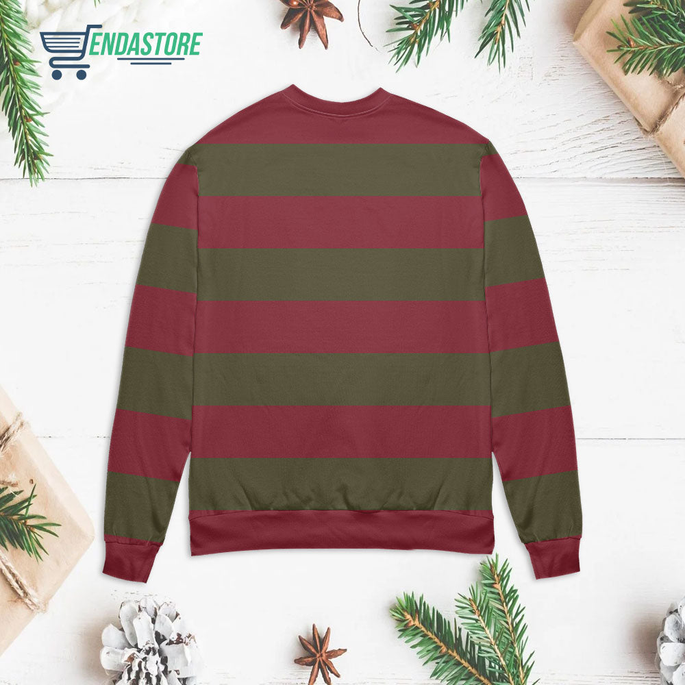 Freddy Krueger 3D Christmas Sweater - Holiday Gift product image 2