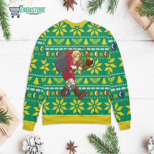 Zelda Santa Link 3D Christmas Sweater - Holiday Gift product image 2