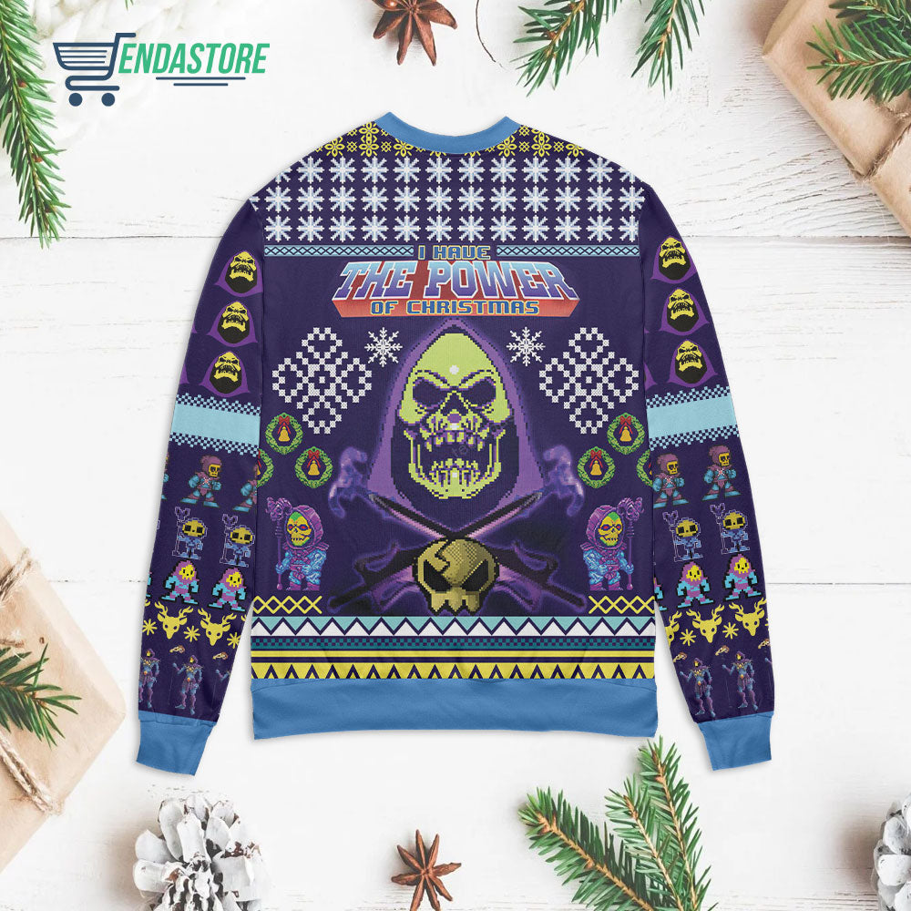 Skeletor i have the power of 3D Christmas Sweater - Holiday Gift product image 2