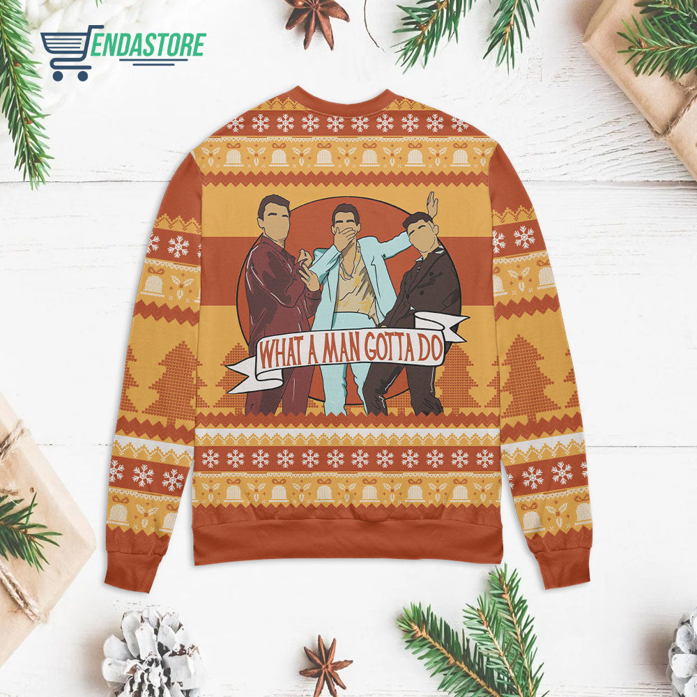 What a man gotta do 3D Christmas Sweater - Holiday Gift product image 2