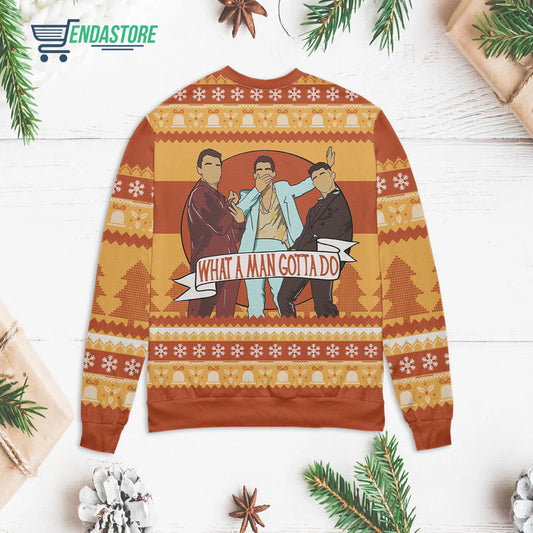 What a man gotta do 3D Christmas Sweater - Holiday Gift product image 2