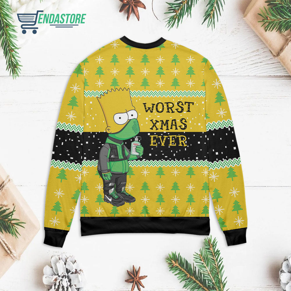 Simpson worst xmas ever 3D Christmas Sweater - Holiday Gift product image 2