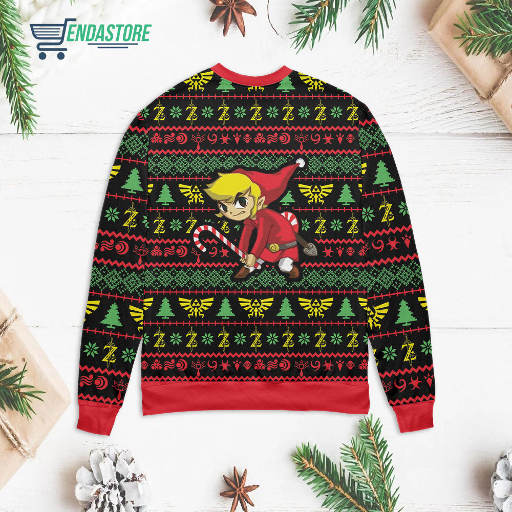 Zelda holiday 3D Christmas Sweater - Holiday Gift product image 2