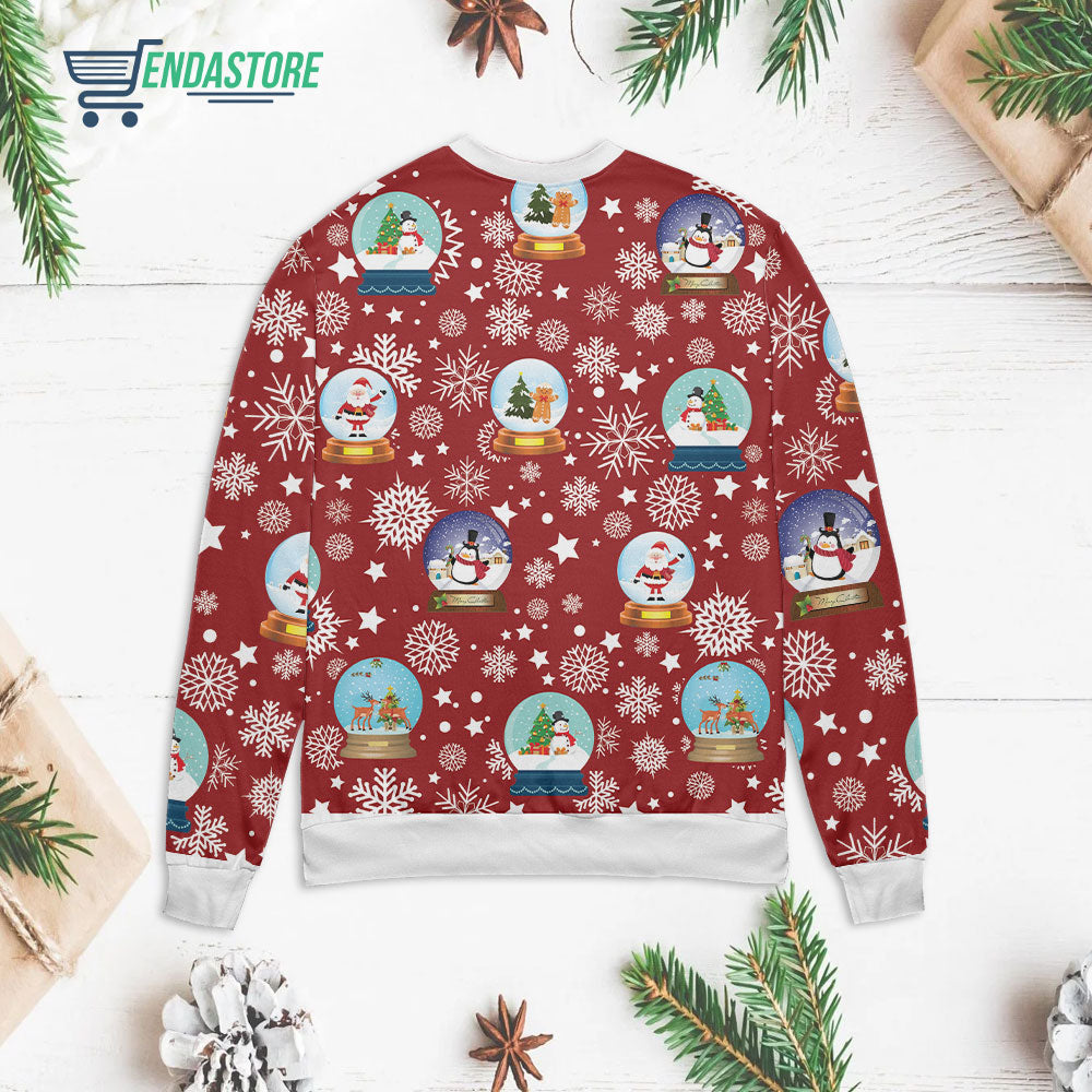 Holly jolly merry and bright pattern 3D Christmas Sweater - Holiday Gift product image 2