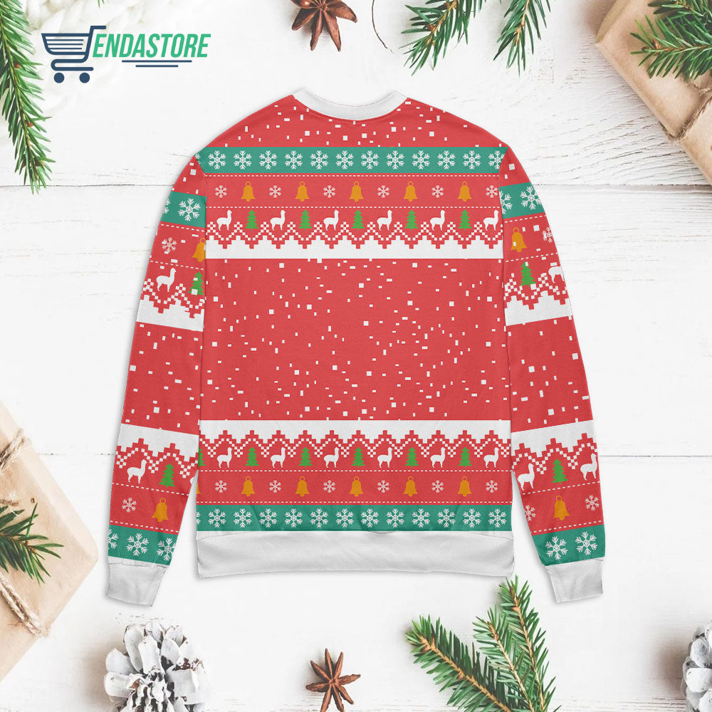 Xmas alpaca 3D Christmas Sweater - Holiday Gift product image 2