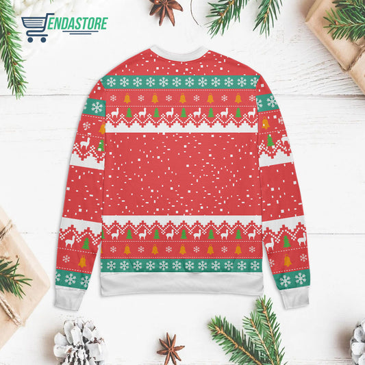 Xmas alpaca 3D Christmas Sweater - Holiday Gift product image 2