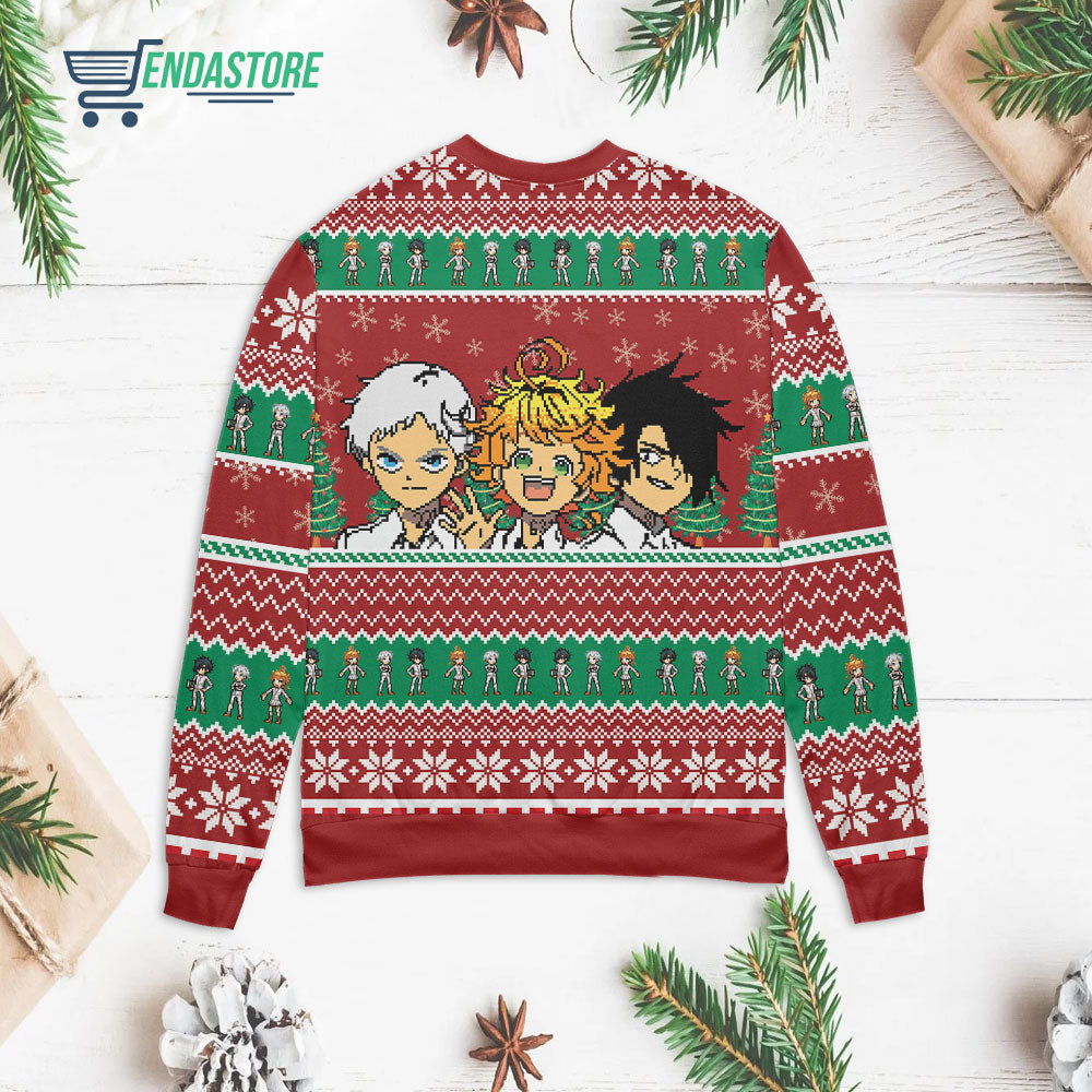 Promised neverland sprites 3D Christmas Sweater - Holiday Gift product image 2