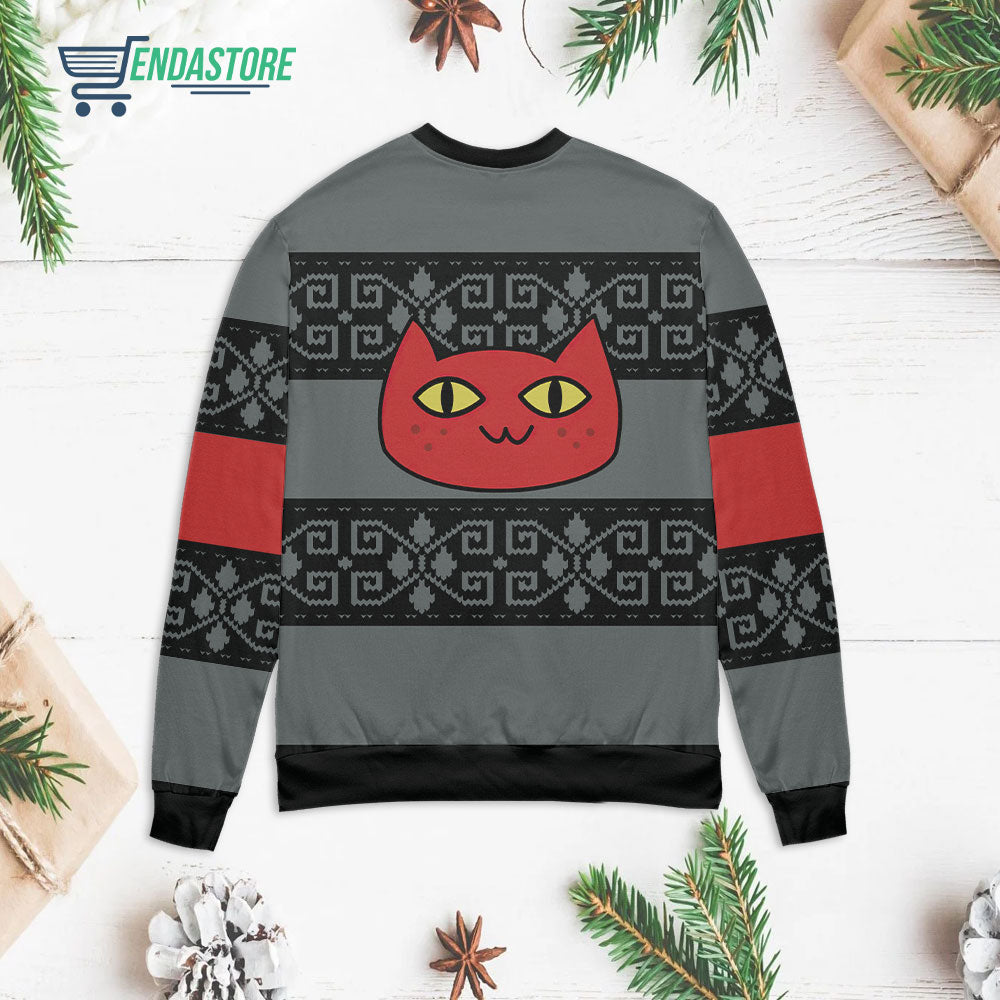 Marceline cat 3D Christmas Sweater - Holiday Gift product image 2