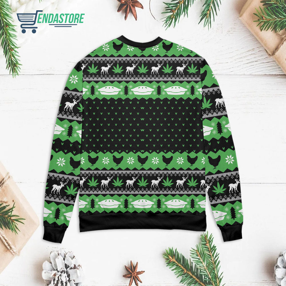 Chicken pot pie three of my favorite things 3D Christmas Sweater - Holiday Gift product image 2