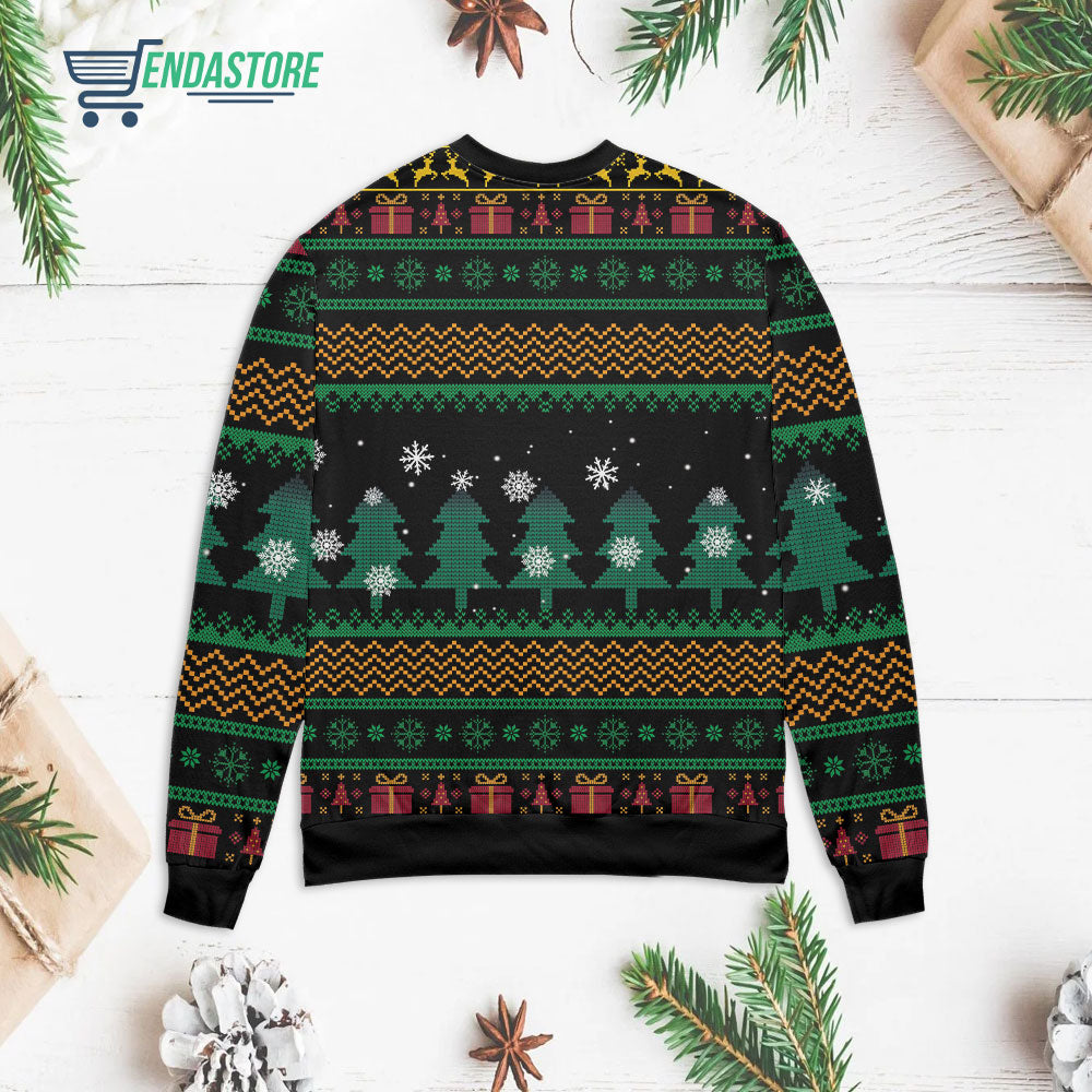 Crack deez nuts nutcracker 3D Christmas Sweater - Holiday Gift product image 2