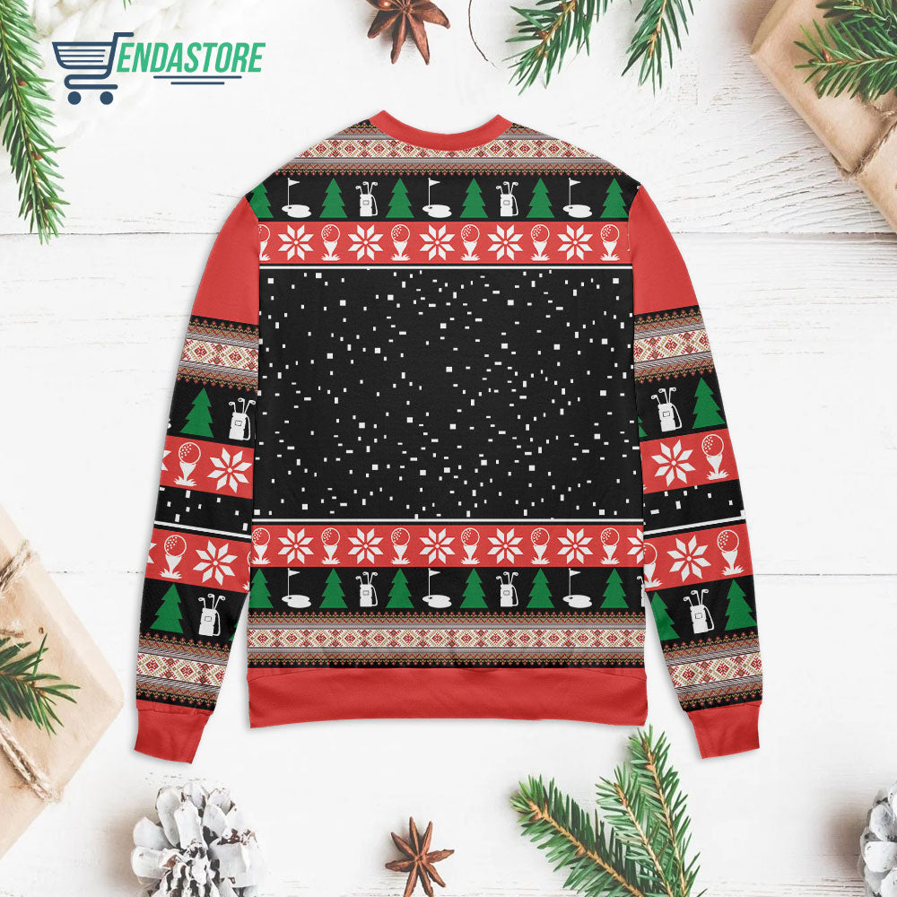 Merry golfmas 3D Christmas Sweater - Holiday Gift product image 2