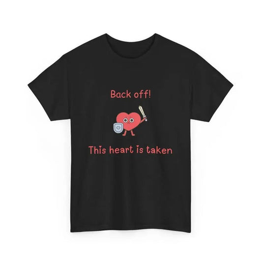 Back Off This Heart Is Taken Funny Relationship Heavy - Adult & Kids T-Shirts, Sweatshirts & Hoodies apparel design preview 1