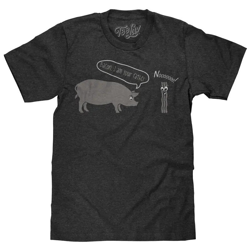 Bacon'S Father Gray - Adult & Kids T-Shirts, Sweatshirts & Hoodies apparel design preview 1