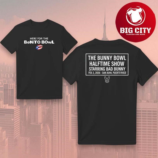 Bad Bunny Benito Bowl Halftime Show Fan Puerto Rico - Adult & Kids T-Shirts, Sweatshirts & Hoodies apparel design preview 1