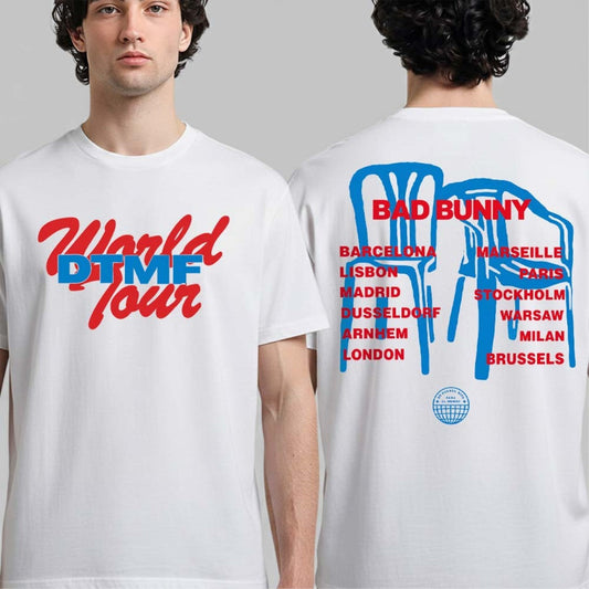 Bad Bunny DTMF World Tour 2026 Merch Monobloc - Adult & Kids T-Shirts, Sweatshirts & Hoodies apparel design preview 1