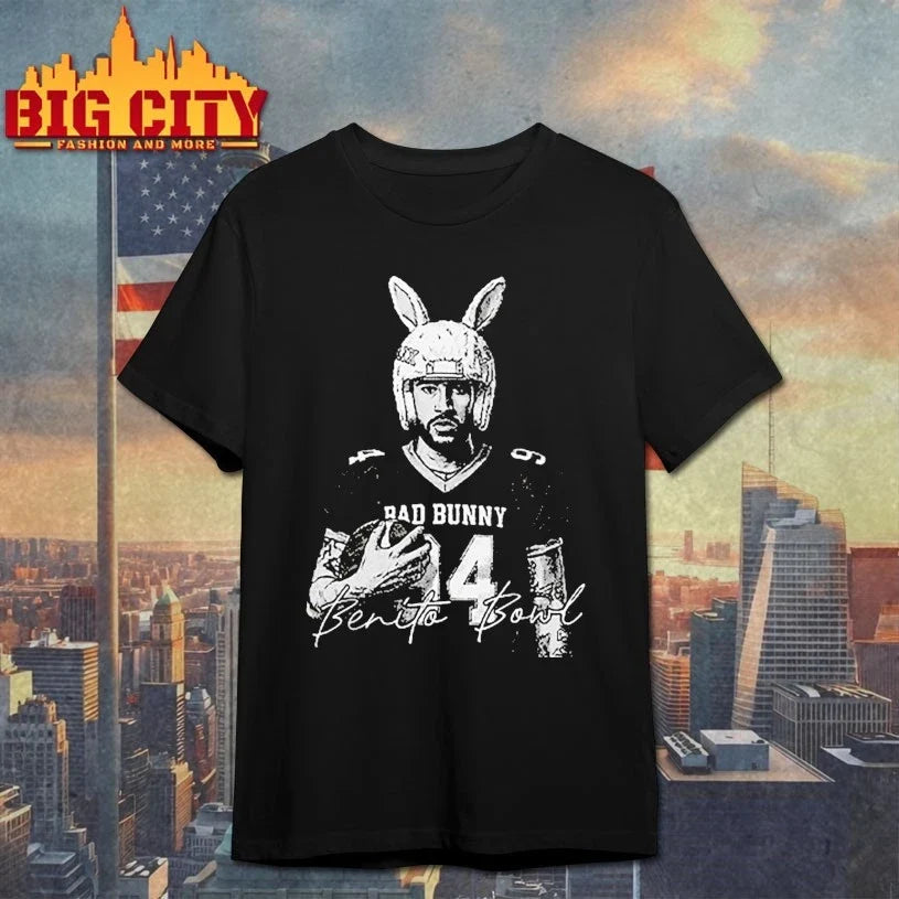 Bad Bunny Football Benito Bowl Funny - Adult & Kids T-Shirts, Sweatshirts & Hoodies apparel design preview 1